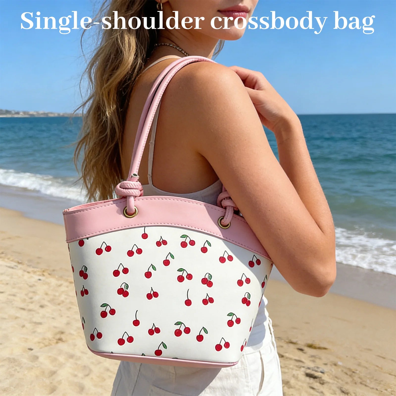New Ladies Fashionable Printed Handbag Women European And American Style Single Shoulder Bag Girls Versatile Bags