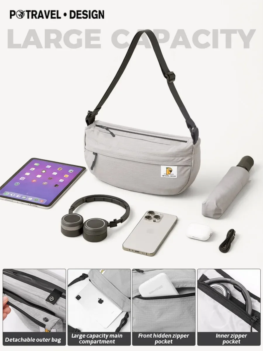 Casual Crossbody Bags For Men Women Shoulder Messenger Bag Large Capacity Small Fashion Travel Handbag Boys Girls Sling Bag