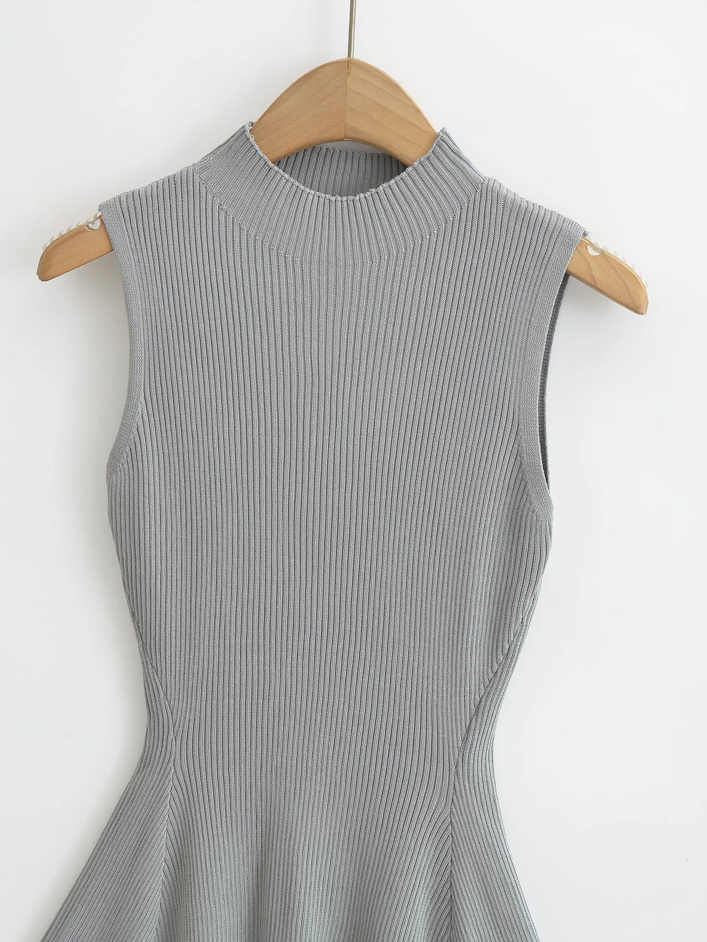 Summer Dresses for Women 2023 Sexy Sleeveless Knitted Dress Vestido Pullover Bodycon Mini Dress