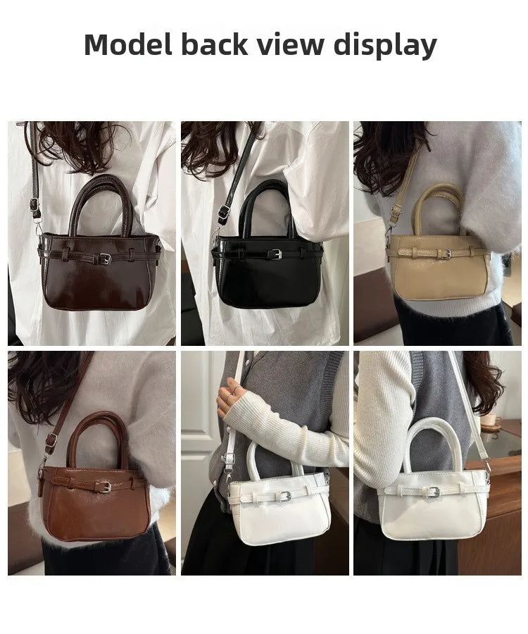 Handbag Girls Trend Fashion Korean Small Square Bag Premium Versatile Shoulder Crossbody Bag