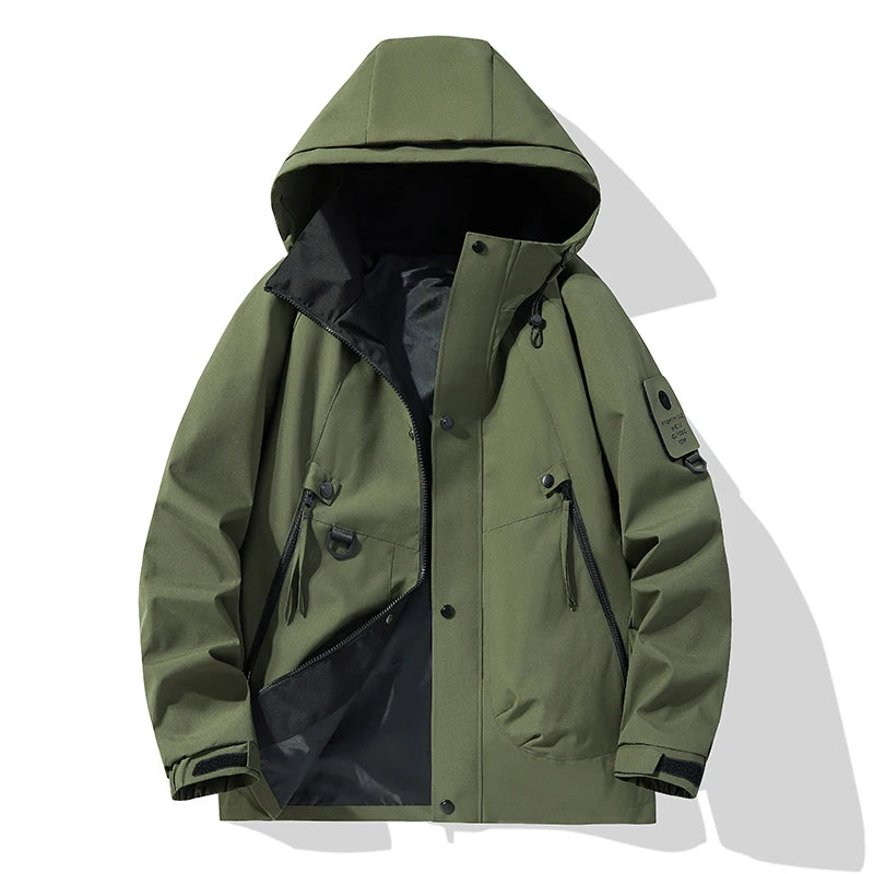 Spring jacket outdoor windproof and waterproof cotton-padded jacket sports jacket mountaineering suit rider jacket men's jacket