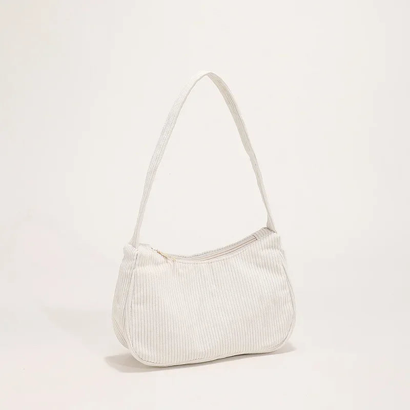 2023 Girls Women Crossbody Bags Shoulder Bags Purse Solid Color Top-Handle Bags Fashion Retro Corduroy Designer Handbags