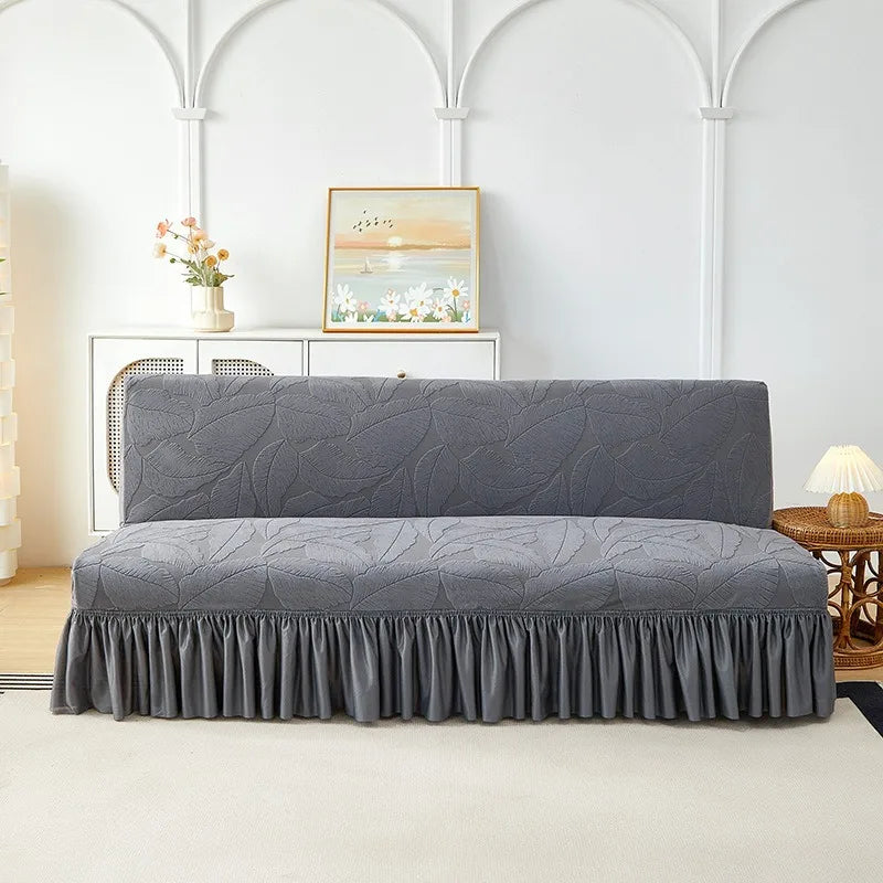 Armless Futon Folding Sofa Bed Cover To Prevent Cat Scratching/Protector Dustproof Non-Slip Stretch Folding Sofa Covers 소파 커버