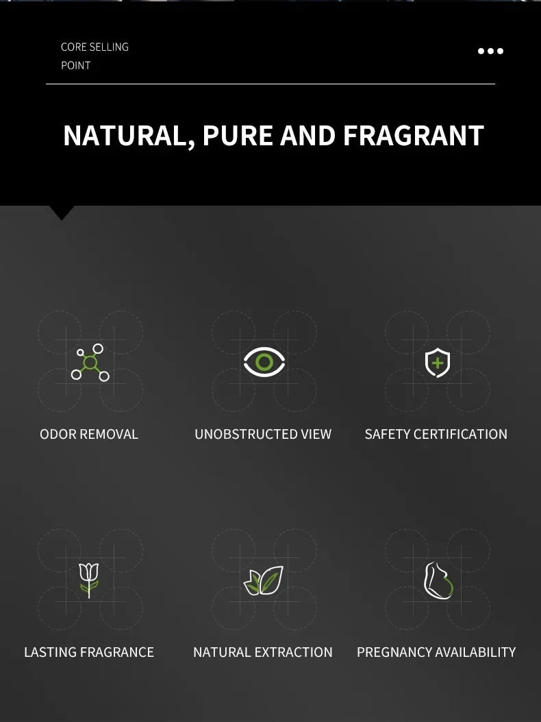 Perfume Bottle Car Perfume, Long-term Car Air Freshener, Car Perfume Used for Car Interior Accessories, Keep Charming and Fresh