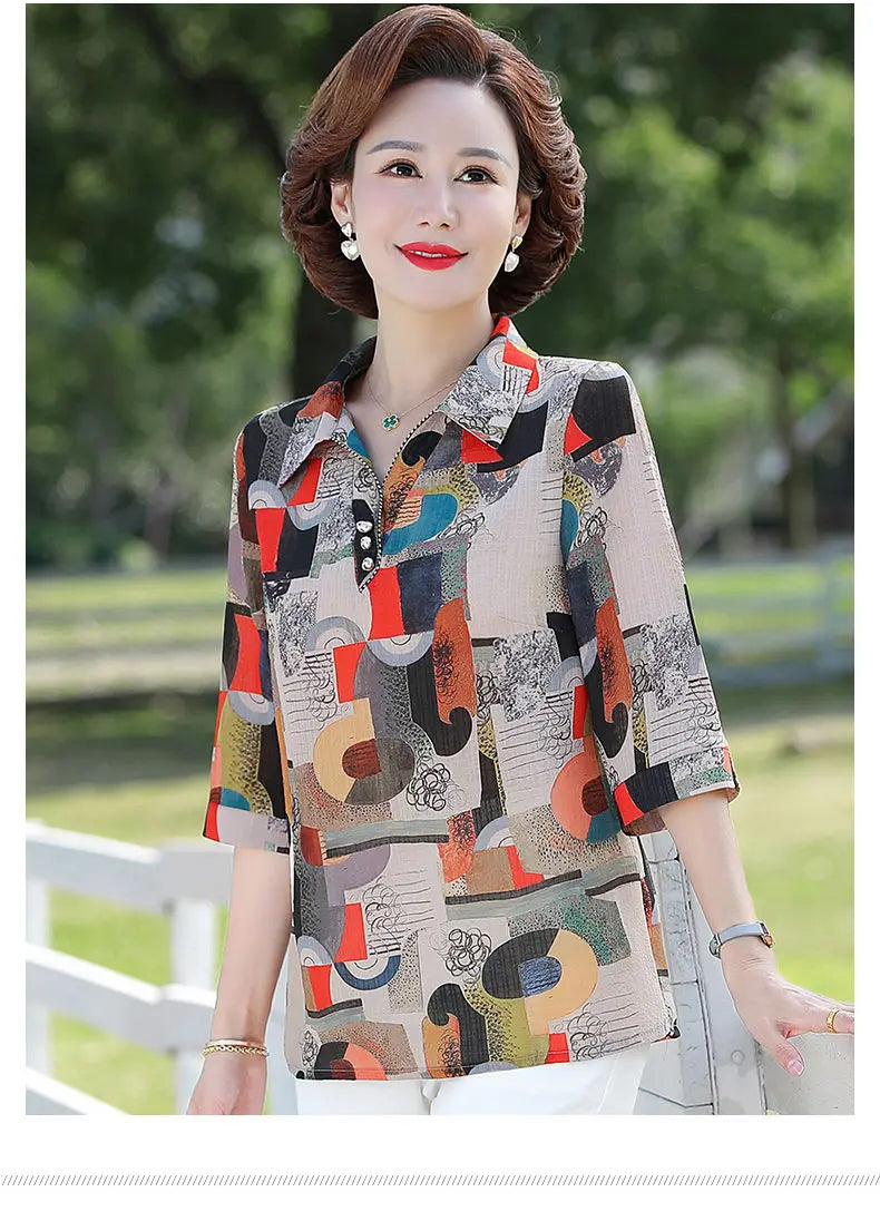Women Summer Fashion Top Two-piece Set 2025 New Thin Shirt Spring and Summer Chiffon Shirt