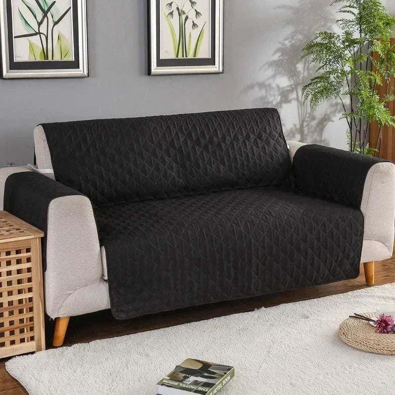 1 2 3 Seater Waterproof Sofa Cover Plaid Fabric Anti-Slip Pet Dog Kids Sofa Mat Covers Luxury Living Room Sofas Slipcovers