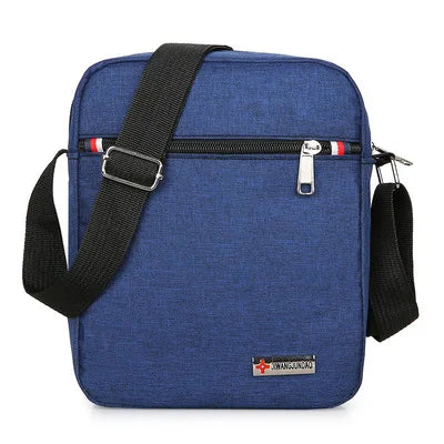 2022 Men's Bag Fashion Small Canvas Casual Handbags Male Cross Body Shoulder Messenger Bags for Men Purses and Handbags