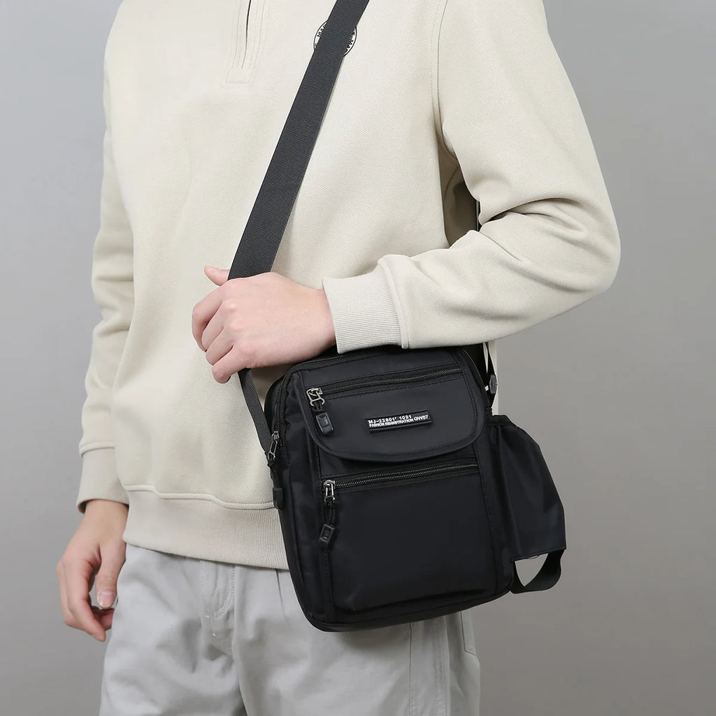 Men Bags Handbag High Quality Crossbody Bag for Men Stylish Men's Handbag Shoulder Bag with Bottle Pocket