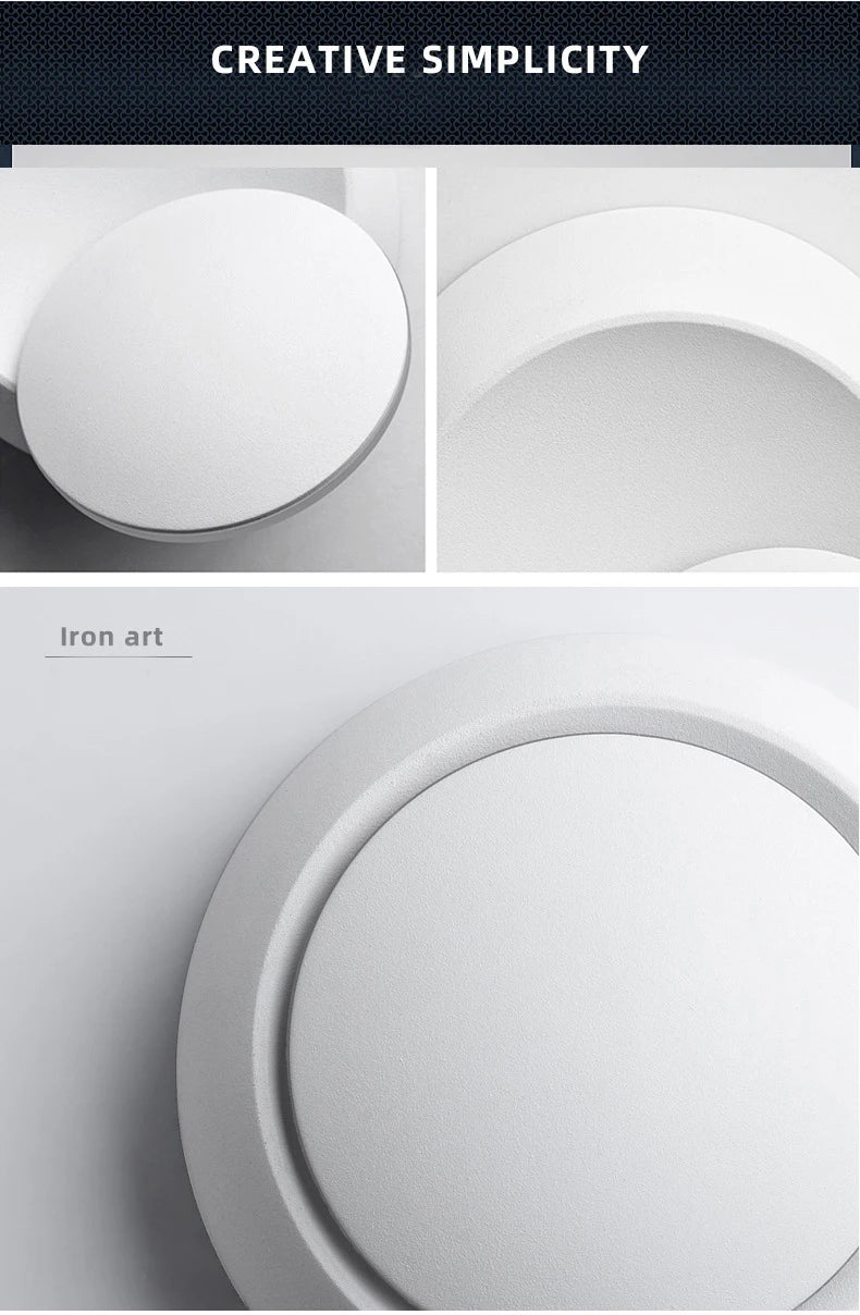 LED Modern Wall Lamp 5W 350 Degree Rotatable Wall Lamp For Stairs Living Room Bedroom Wall Light Home Office Fancy Light