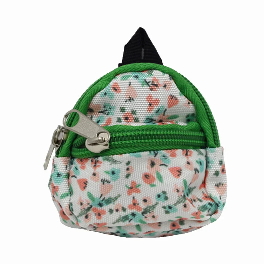 HOT Cute For Labubu Doll Canvas Backpack Simulation Pet Bag for 15/17cm Dolls Cute Doll Accessories
