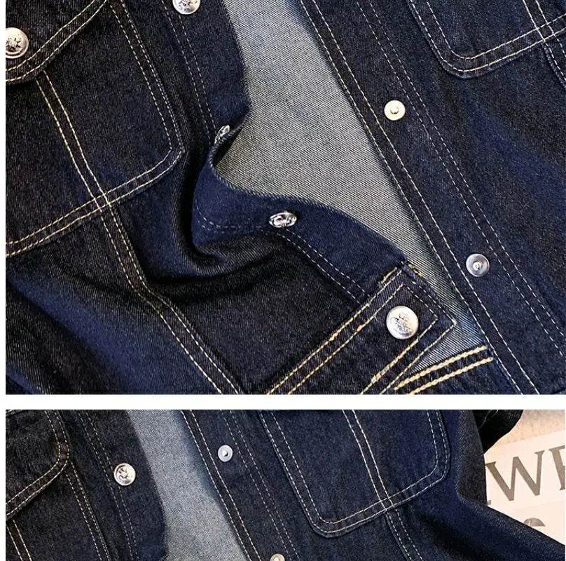 Women's Denim Jackets Streetwear Short Sleeve Summer Jean Jacket Outwear Ropa Mujer Fashion Retro Vintage Coat Cropped Tops