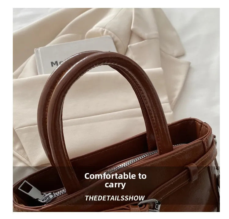 Handbag Girls Trend Fashion Korean Small Square Bag Premium Versatile Shoulder Crossbody Bag