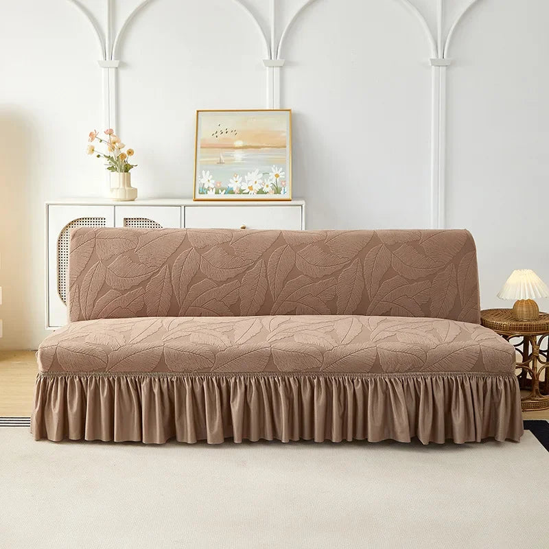 Armless Futon Folding Sofa Bed Cover To Prevent Cat Scratching/Protector Dustproof Non-Slip Stretch Folding Sofa Covers 소파 커버